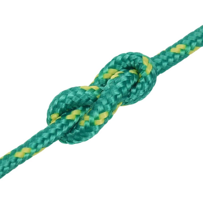 Vrv za čoln zelena 5 mm 50 m polipropilen